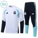Conjunto de Moletom de Treino Argentina Criança Quarto-Zíper 2026-27 Branca