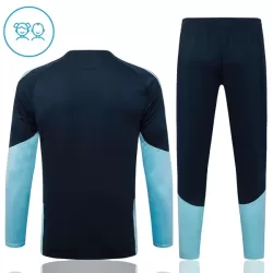Conjunto de Moletom de Treino Argentina Criança Quarto-Zíper 2026-27 Navy