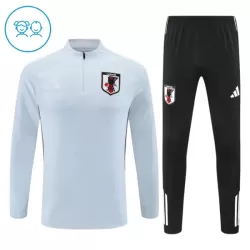 Conjunto de Moletom de Treino Japão Criança Quarto-Zíper 2026 Branca