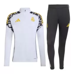 Conjunto de Moletom de Treino Real Madrid Homem Quarto-Zíper 2026-27 Branca