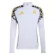 Conjunto de Moletom de Treino Real Madrid Homem Quarto-Zíper 2026-27 Branca
