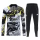 Conjunto de Moletom de Treino Real Madrid Marvel Homem Quarto-Zíper 2026-27 Preta