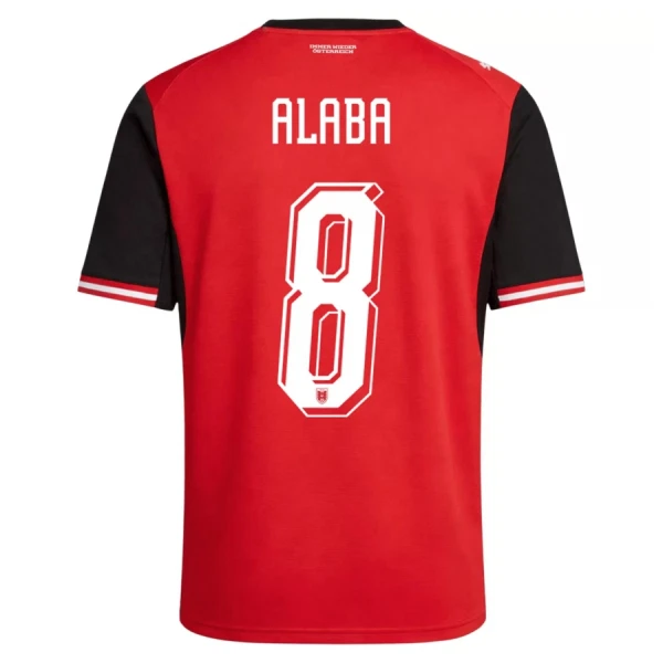 Camisola Áustria Alaba 8 Homem Equipamento 1ª Mundial 2026