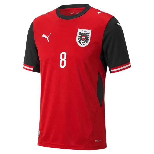 Camisola Áustria Alaba 8 Homem Equipamento 1ª Mundial 2026