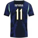 Camisola Brasil Raphinha 11 Homem Equipamento 2ª Mundial 2026