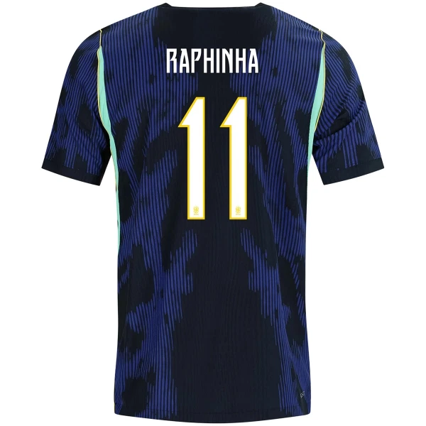 Camisola Brasil Raphinha 11 Homem Equipamento 2ª Mundial 2026 Camisola Brasil Raphinha 11 Homem Equipamento 2ª Mundial 2026