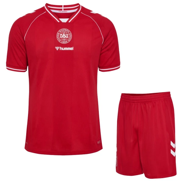 Camisola Dinamarca Criança Equipamento 1ª Mundial 2026
