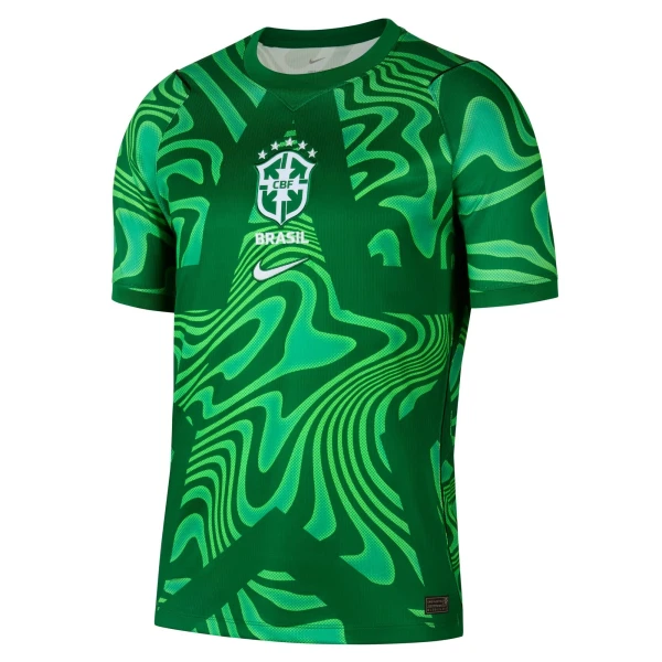 Camisola Guarda-Redes Brasil Homem Equipamento 1ª Mundial 2026 Verde Camisola Guarda-Redes Brasil Homem Equipamento 1ª Mundial 2026 Verde