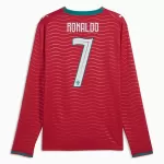 Camisola Manga Comprida Portugal Ronaldo 7 Homem Equipamento 1ª Mundial 2026