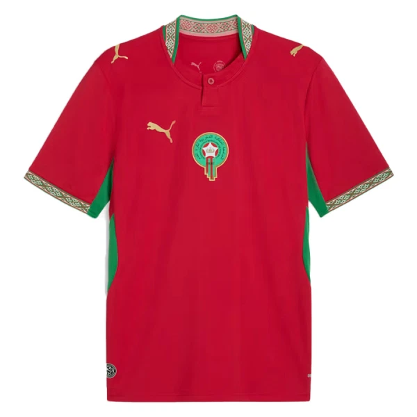 Camisola Marrocos Homem Equipamento 1ª Mundial 2026 Camisola Marrocos Homem Equipamento 1ª Mundial 2026
