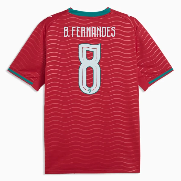 Camisola Portugal Bruno Fernandes 8 Homem Equipamento 1ª Mundial 2026 Camisola Portugal Bruno Fernandes 8 Homem Equipamento 1ª Mundial 2026