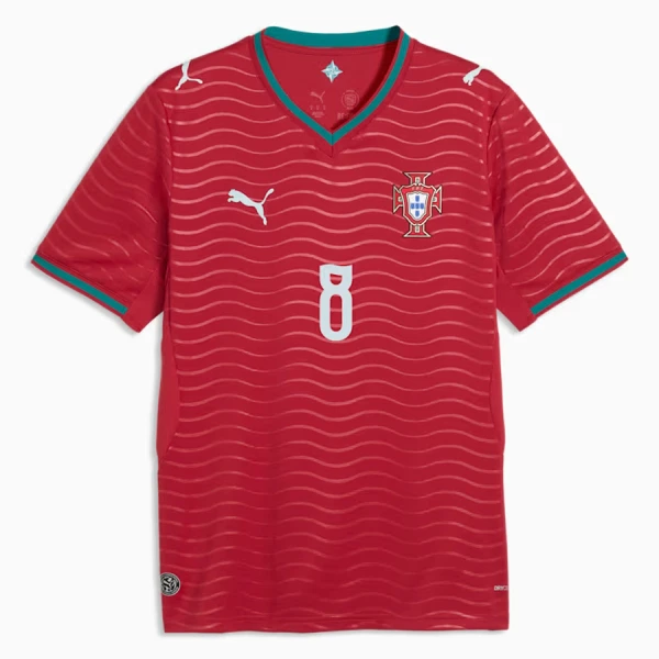 Camisola Portugal Bruno Fernandes 8 Homem Equipamento 1ª Mundial 2026