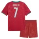 Camisola Portugal Ronaldo 7 Criança Equipamento 1ª Mundial 2026 Camisola Portugal Ronaldo 7 Criança Equipamento 1ª Mundial 2026