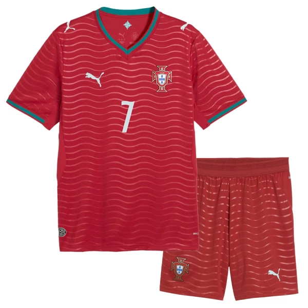Camisola Portugal Ronaldo 7 Criança Equipamento 1ª Mundial 2026