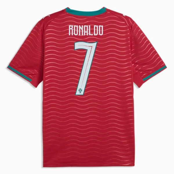 Camisola Portugal Ronaldo 7 Homem Equipamento 1ª Mundial 2026 Camisola Portugal Ronaldo 7 Homem Equipamento 1ª Mundial 2026