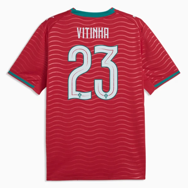 Camisola Portugal Vitinha 23 Homem Equipamento 1ª Mundial 2026 Camisola Portugal Vitinha 23 Homem Equipamento 1ª Mundial 2026