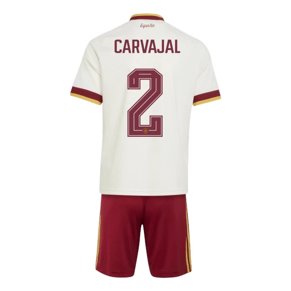 Camisola Espanha Carvajal 2 Criança Equipamento 2ª Mundial 2026 Camisola Espanha Carvajal 2 Criança Equipamento 2ª Mundial 2026