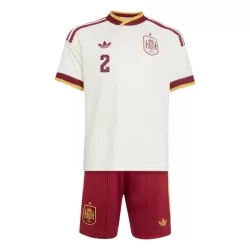 Camisola Espanha Carvajal 2 Criança Equipamento 2ª Mundial 2026