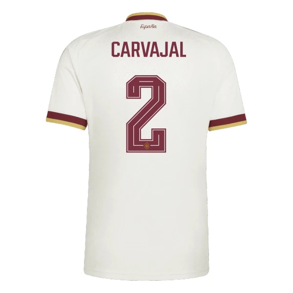 Camisola Espanha Carvajal 2 Homem Equipamento 2ª Mundial 2026 Camisola Espanha Carvajal 2 Homem Equipamento 2ª Mundial 2026