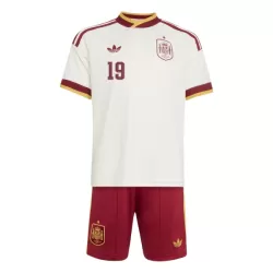 Camisola Espanha Lamine Yamal 19 Criança Equipamento 2ª Mundial 2026