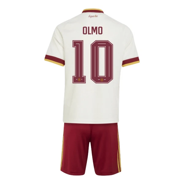 Camisola Espanha Olmo 10 Criança Equipamento 2ª Mundial 2026