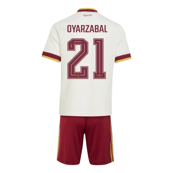 Camisola Espanha Oyarzabal 21 Criança Equipamento 2ª Mundial 2026 Camisola Espanha Oyarzabal 21 Criança Equipamento 2ª Mundial 2026