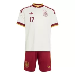 Camisola Espanha Williams JR 17 Criança Equipamento 2ª Mundial 2026