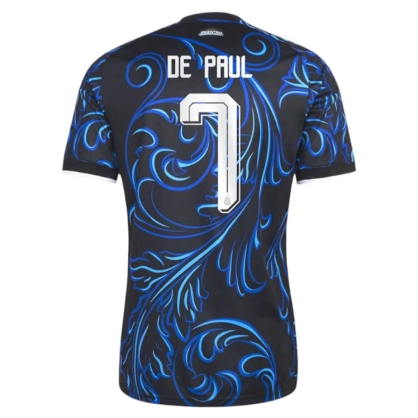 Camisola Argentina De Paul 7 Criança Equipamento 2ª Mundial 2026