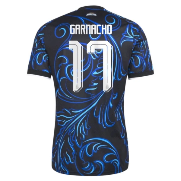Camisola Argentina Garnacho 17 Homem Equipamento 2ª Mundial 2026 Camisola Argentina Garnacho 17 Homem Equipamento 2ª Mundial 2026