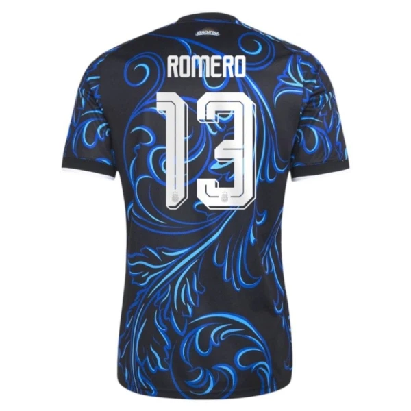Camisola Argentina Romero 13 Homem Equipamento 2ª Mundial 2026 Camisola Argentina Romero 13 Homem Equipamento 2ª Mundial 2026