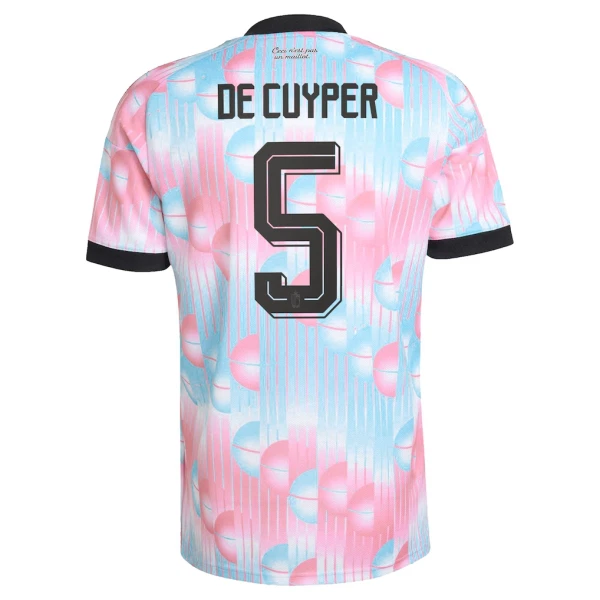 Camisola Bélgica De Cuyper 5 Criança Equipamento 2ª Mundial 2026