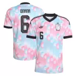 Camisola Bélgica Onana 6 Homem Equipamento 2ª Mundial 2026