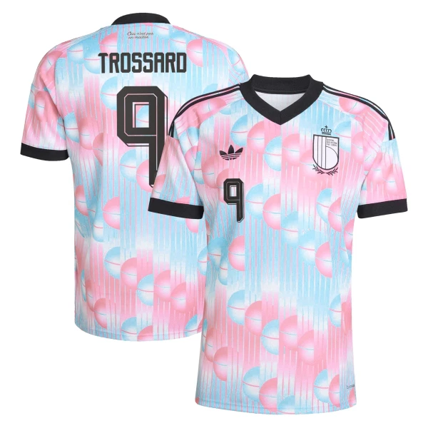 Camisola Bélgica Trossard 9 Homem Equipamento 2ª Mundial 2026 Camisola Bélgica Trossard 9 Homem Equipamento 2ª Mundial 2026