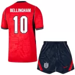 Camisola Inglaterra Bellingham 10 Criança Equipamento 2ª Mundial 2026