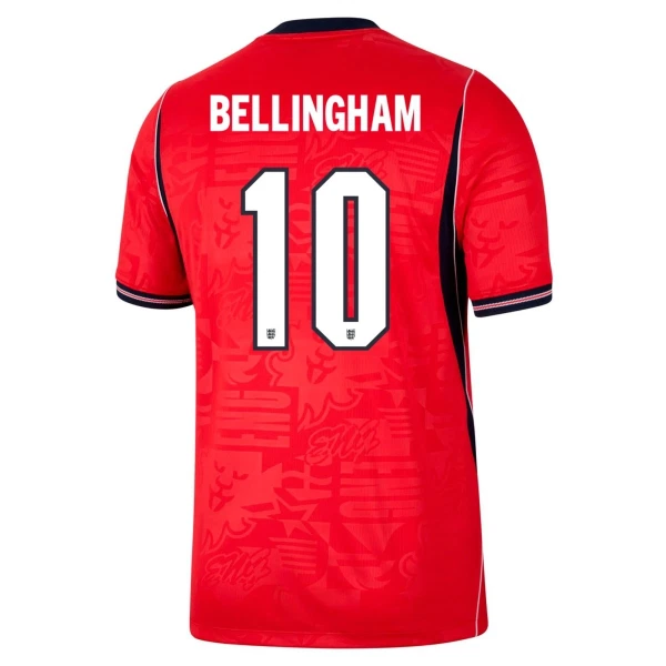 Camisola Inglaterra Bellingham 10 Criança Equipamento 2ª Mundial 2026