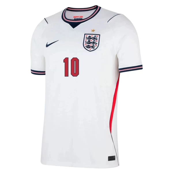 Camisola Inglaterra Bellingham 10 Homem Equipamento 1ª Mundial 2026