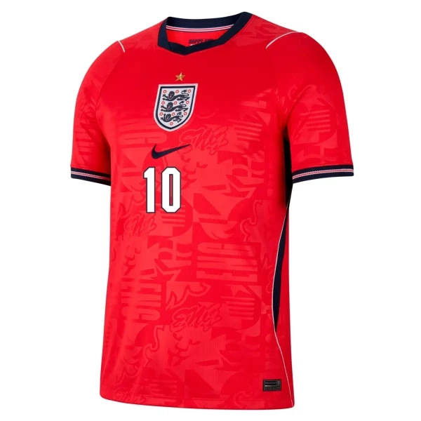 Camisola Inglaterra Bellingham 10 Homem Equipamento 2ª Mundial 2026