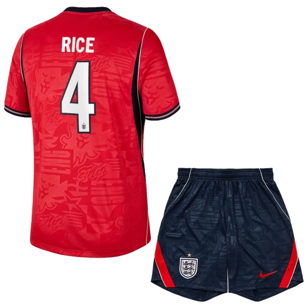 Camisola Inglaterra Rice 4 Criança Equipamento 2ª Mundial 2026