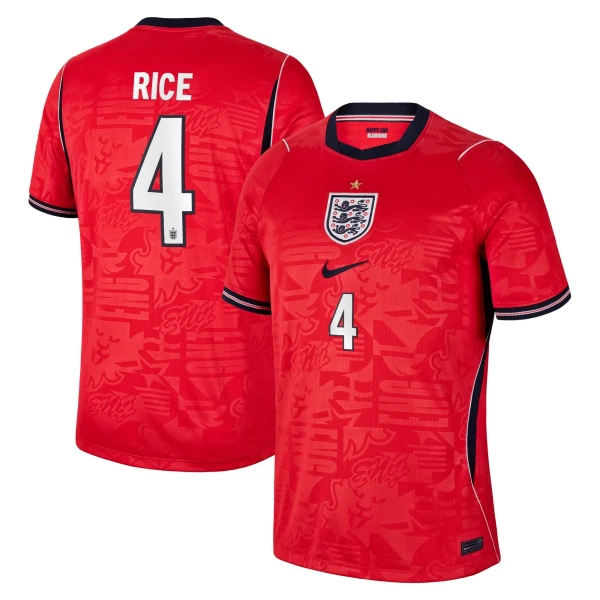 Camisola Inglaterra Rice 4 Homem Equipamento 2ª Mundial 2026