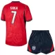 Camisola Inglaterra Saka 7 Criança Equipamento 2ª Mundial 2026 Camisola Inglaterra Saka 7 Criança Equipamento 2ª Mundial 2026