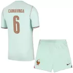 Camisola França Camavinga 6 Criança Equipamento 2ª Mundial 2026