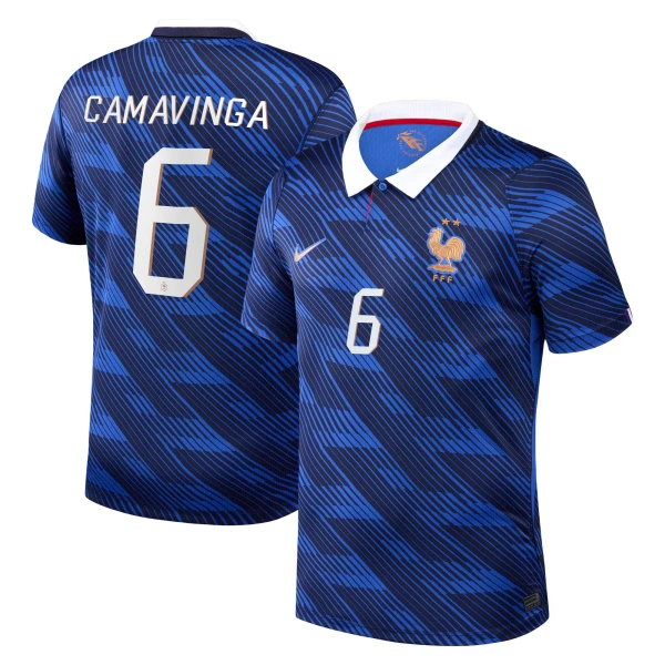 Camisola França Camavinga 6 Homem Equipamento 1ª Mundial 2026 Camisola França Camavinga 6 Homem Equipamento 1ª Mundial 2026