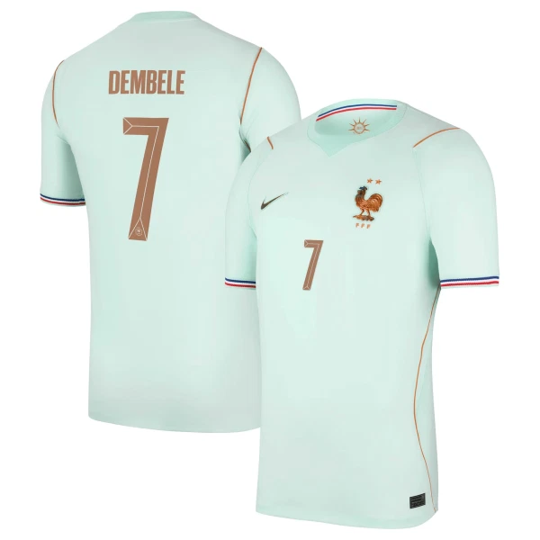 Camisola França O. Dembele 7 Homem Equipamento 2ª Mundial 2026 Camisola França O. Dembele 7 Homem Equipamento 2ª Mundial 2026