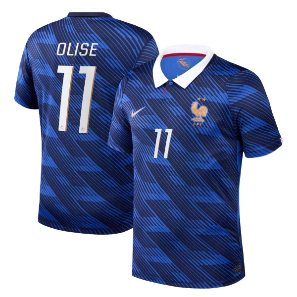 Camisola França Olise 11 Homem Equipamento 1ª Mundial 2026 Camisola França Olise 11 Homem Equipamento 1ª Mundial 2026