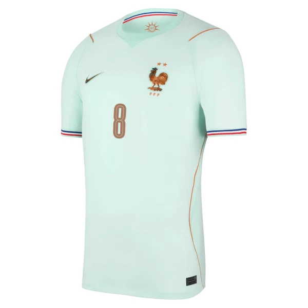 Camisola França Tchouaméni 8 Homem Equipamento 2ª Mundial 2026