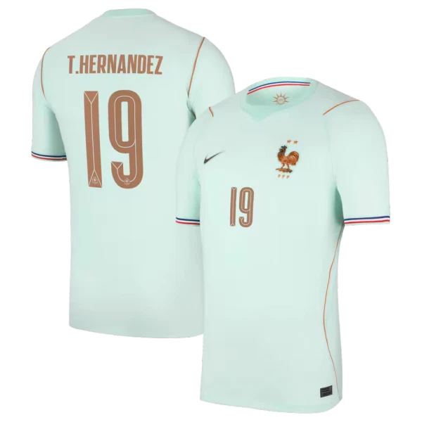 Camisola França Theo Hernandez 19 Homem Equipamento 2ª Mundial 2026 Camisola França Theo Hernandez 19 Homem Equipamento 2ª Mundial 2026