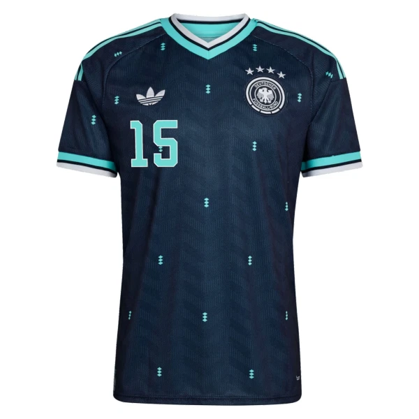 Camisola Alemanha N. Schlotterbeck 15 Homem Equipamento 2ª Mundial 2026