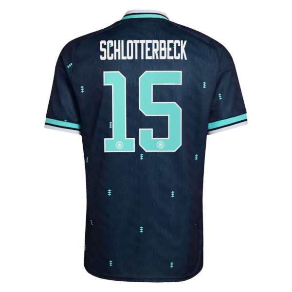 Camisola Alemanha N. Schlotterbeck 15 Homem Equipamento 2ª Mundial 2026