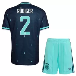 Camisola Alemanha Rudiger 2 Criança Equipamento 2ª Mundial 2026