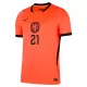 Camisola Holanda Frenkie de Jong 21 Homem Equipamento 1ª Mundial 2026